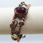 Handgemaakte Agate Natuurstenen Koperen Armband - Nordic style