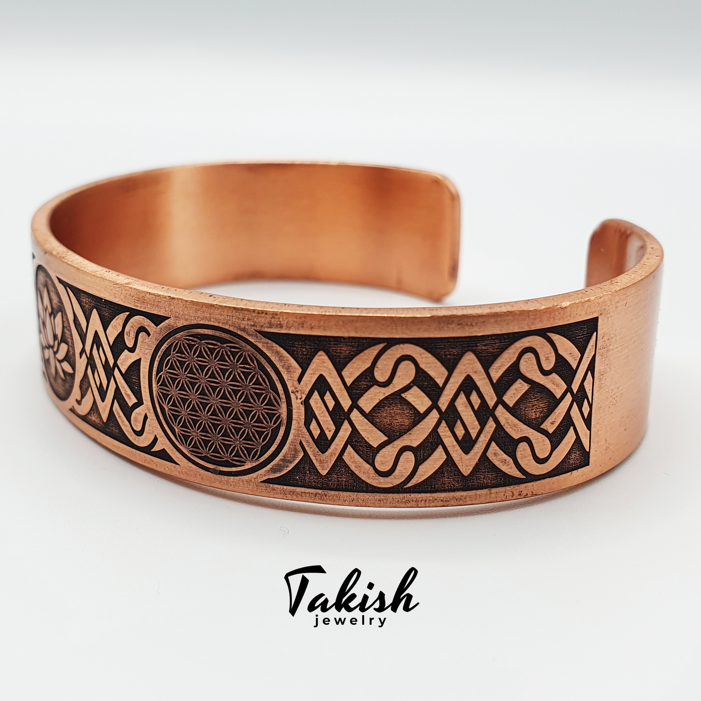 Prachtige Koperen Sieraden voor een Bloeidend Leven - Reuma Armband | Natuurlijk Koper | Elegant Design